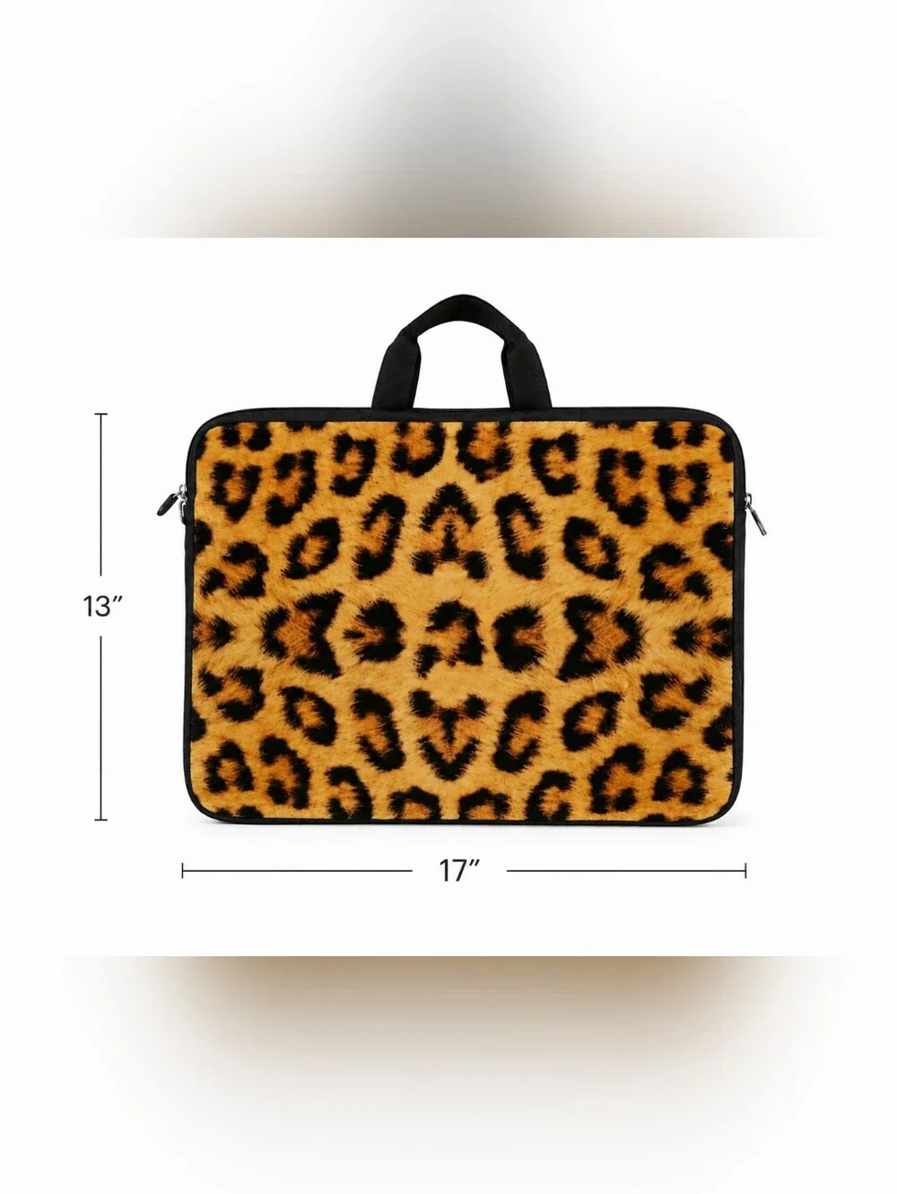 Meffort Inc. Neoprene Leopard Print Laptop Carrying Case